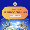 Esim du lịch châu âu 10 ngày